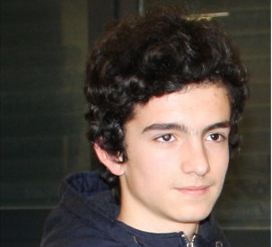 O aluno Luis Filipe Rodrigues