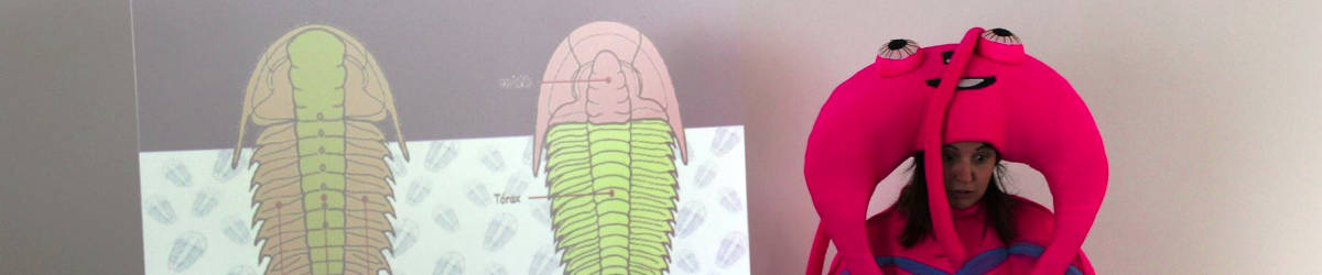 D. Trilobite numa sessão com os alunos.