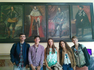 Alunos do agrupamento em Taranto