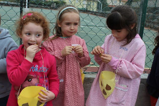 Saboreando castanhas no S. Martinho