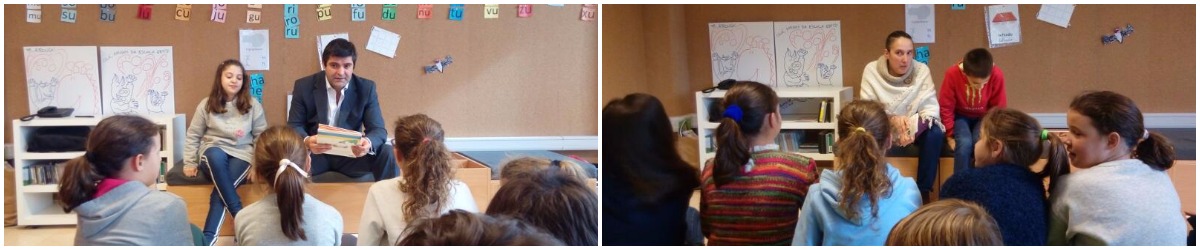 Alguns pais dinamizam a biblioteca