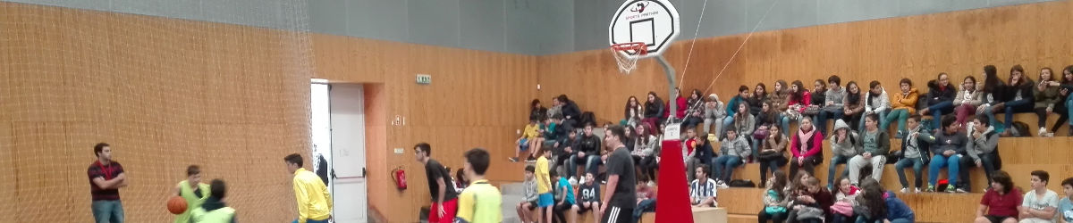 Uma equipa de basquetebl