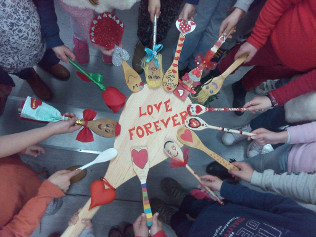 Algumas dos trabalhos dos alunos