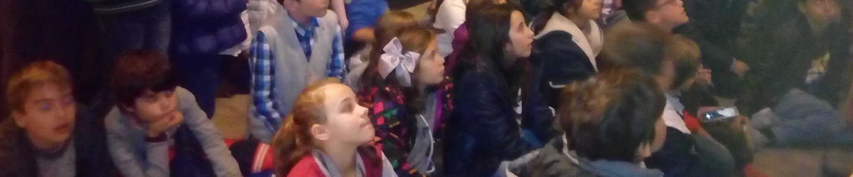 Alunos durante a visita de estudo