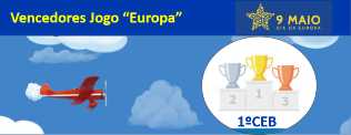 Dia da Europa no 1ºCEB: resultados do jogo interativo “Europa”
