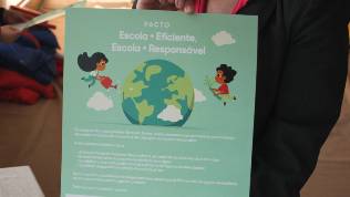 EB do 1º Ciclo de Arouca acolheu lançamento do “Pacto Escola + Eficiente, Escola + Responsável”