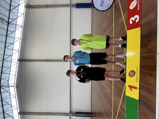 Mateus Estrela, bicampeão de badminton!