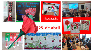 Mural da Liberdade, no Pré-Escolar e 1ºCEB