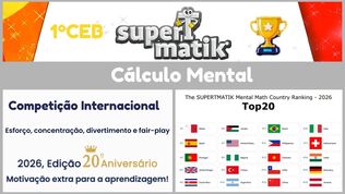 Participação no Concurso SuperTmatik, Campeonato de Cálculo Mental (1ºCEB)