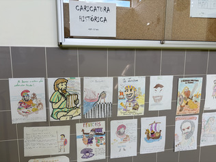 Rostos do Passado: Alunos Recriam a História Através da Caricatura!